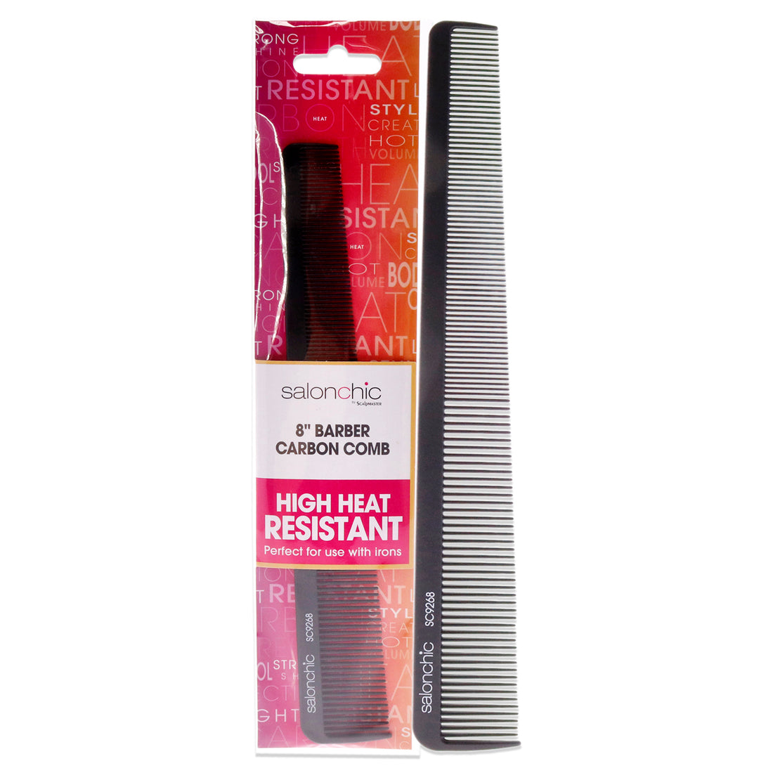Barber Taper Carbon Comb High Heat Resistant 8