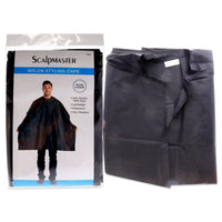 Nylon Styling Cape with Velcro Closure - Black
