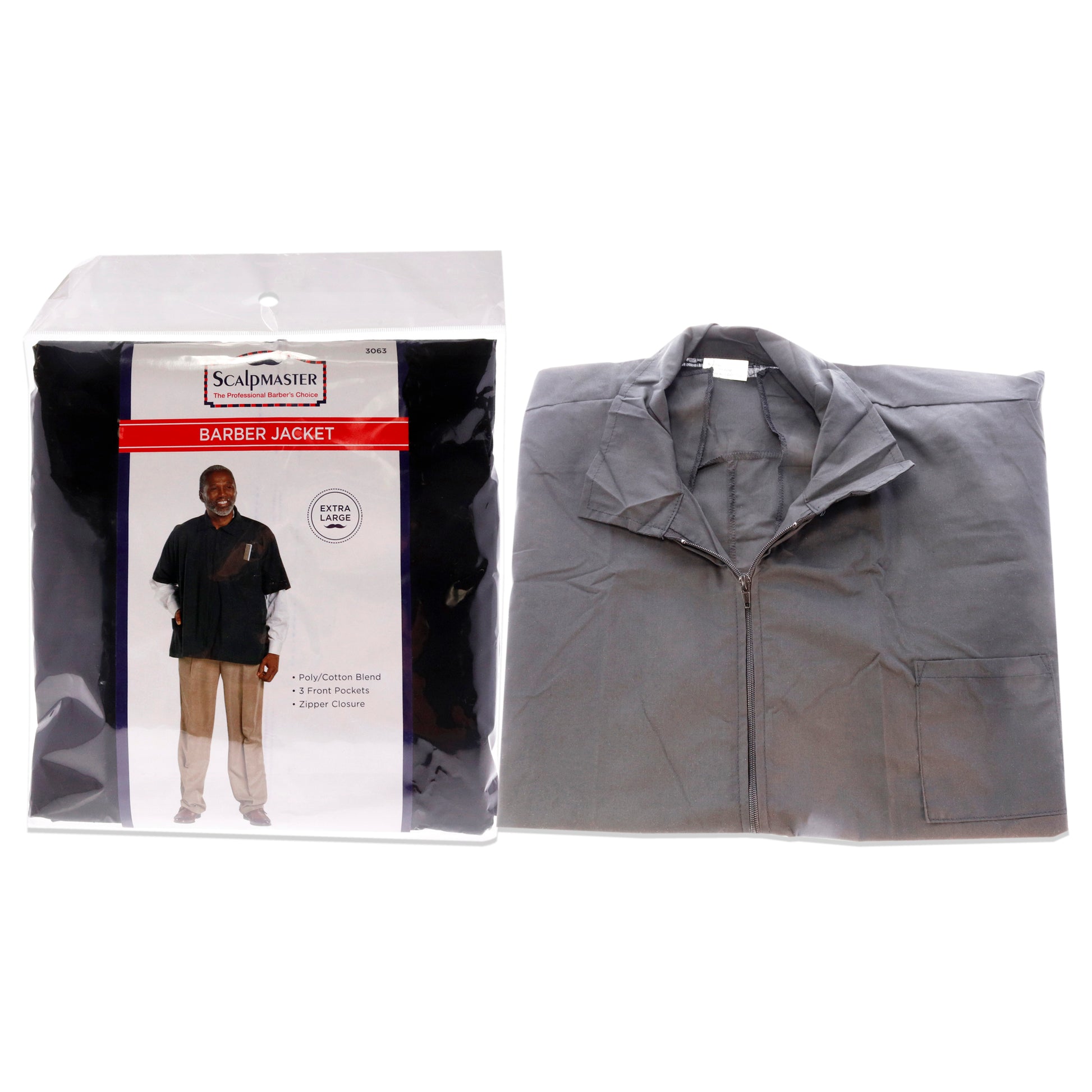 Nylon Barber Jacket - Black