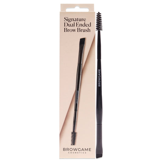 Signature Dual Ended Brow Brush by Browgame for Women - 1 Pc Brush