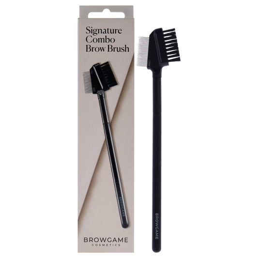 Signature Combo Brow Brush by Browgame for Women - 1 Pc Brush