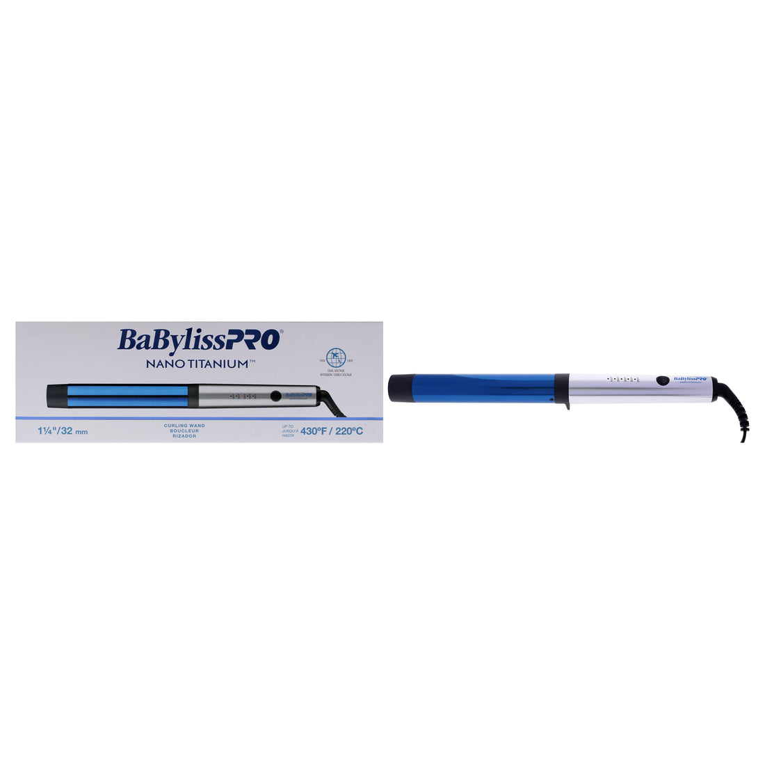 Nano Titanium Curling Wand - BNTW125NUC