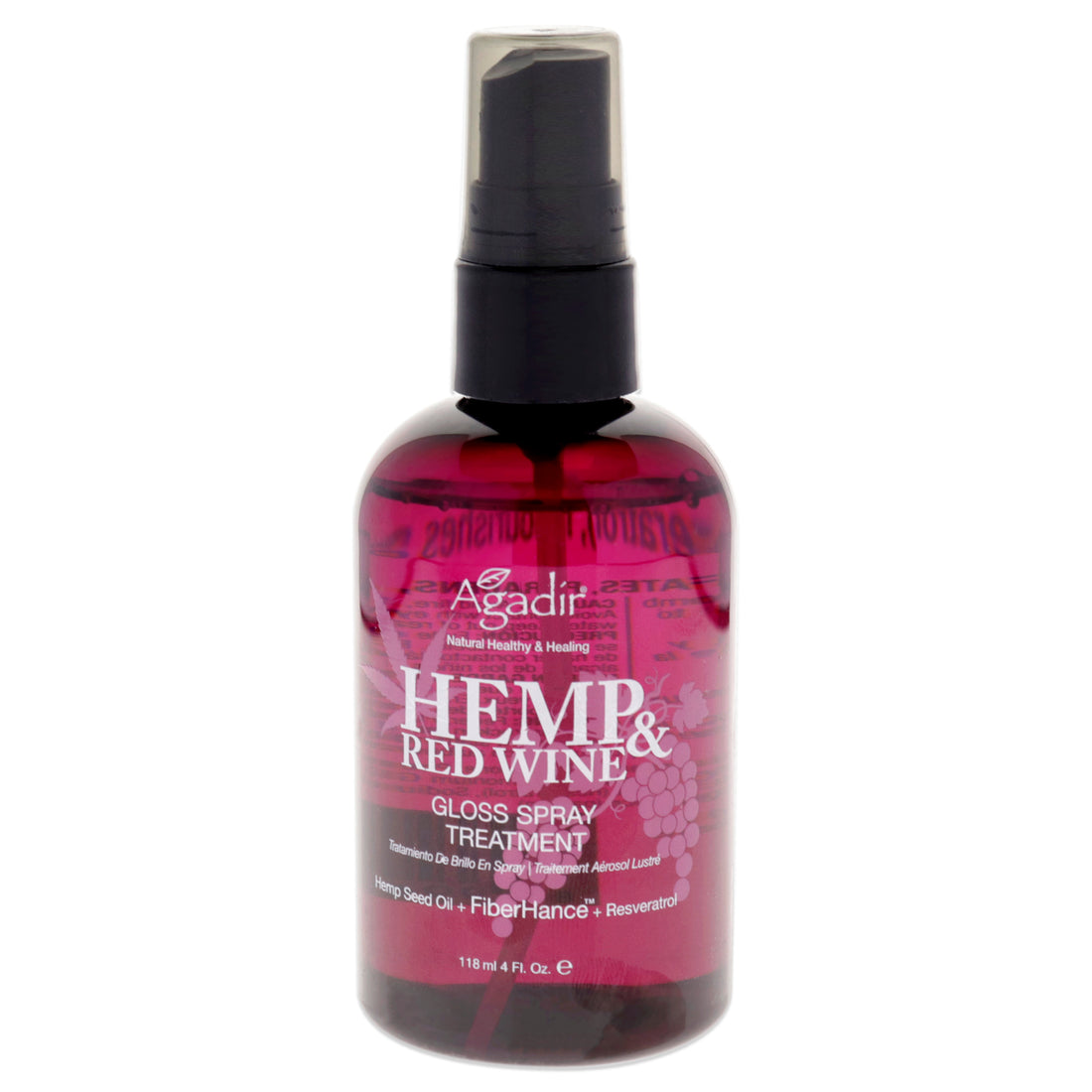 Hemp and Red Wine Gloss Spray Treatment
