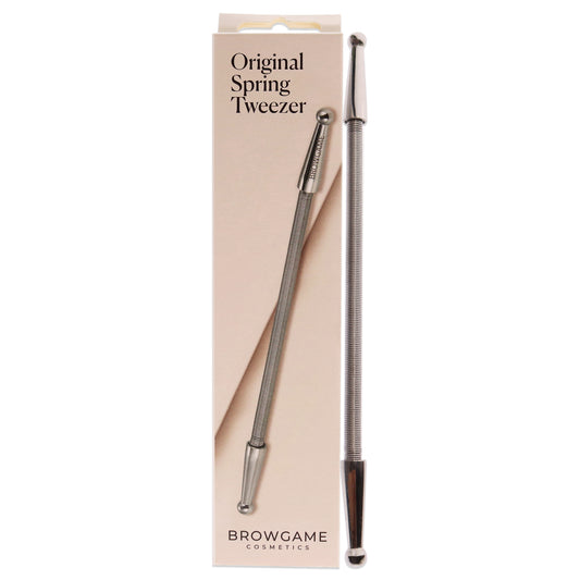 Original Spring Tweezer - Silver by Browgame for Unisex - 1 Pc Tweezer