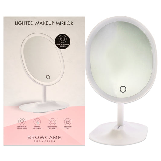 Original Lighted Makeup Mirror by Browgame for Women - 1 Pc Mirror