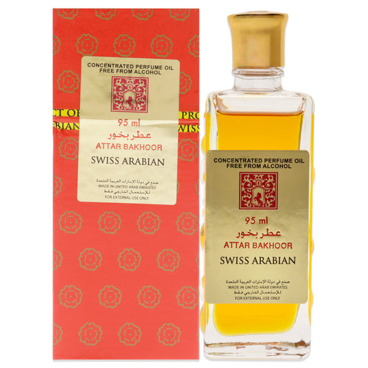 Attar Bakhoor ER8E by Swiss Arabian for Unisex - 3.2 oz Parfum Oil
