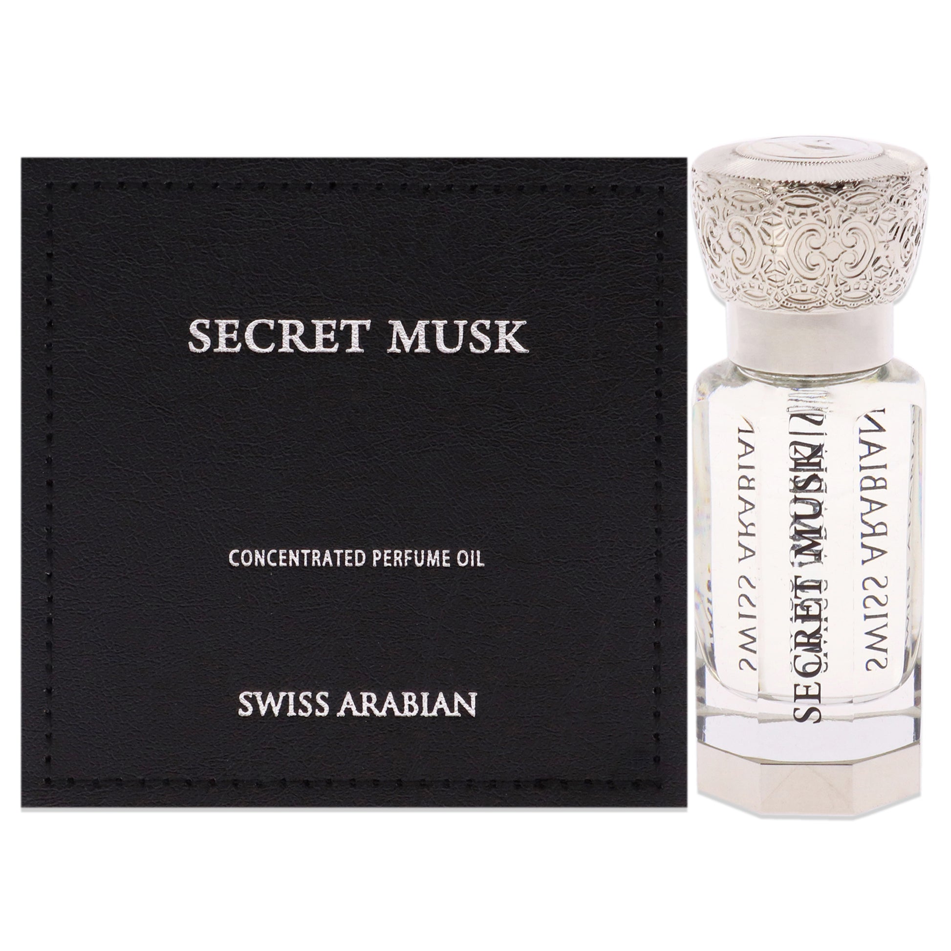 Secret Musk by Swiss Arabian for Unisex - 0.4 oz Parfum Oil Rollerball