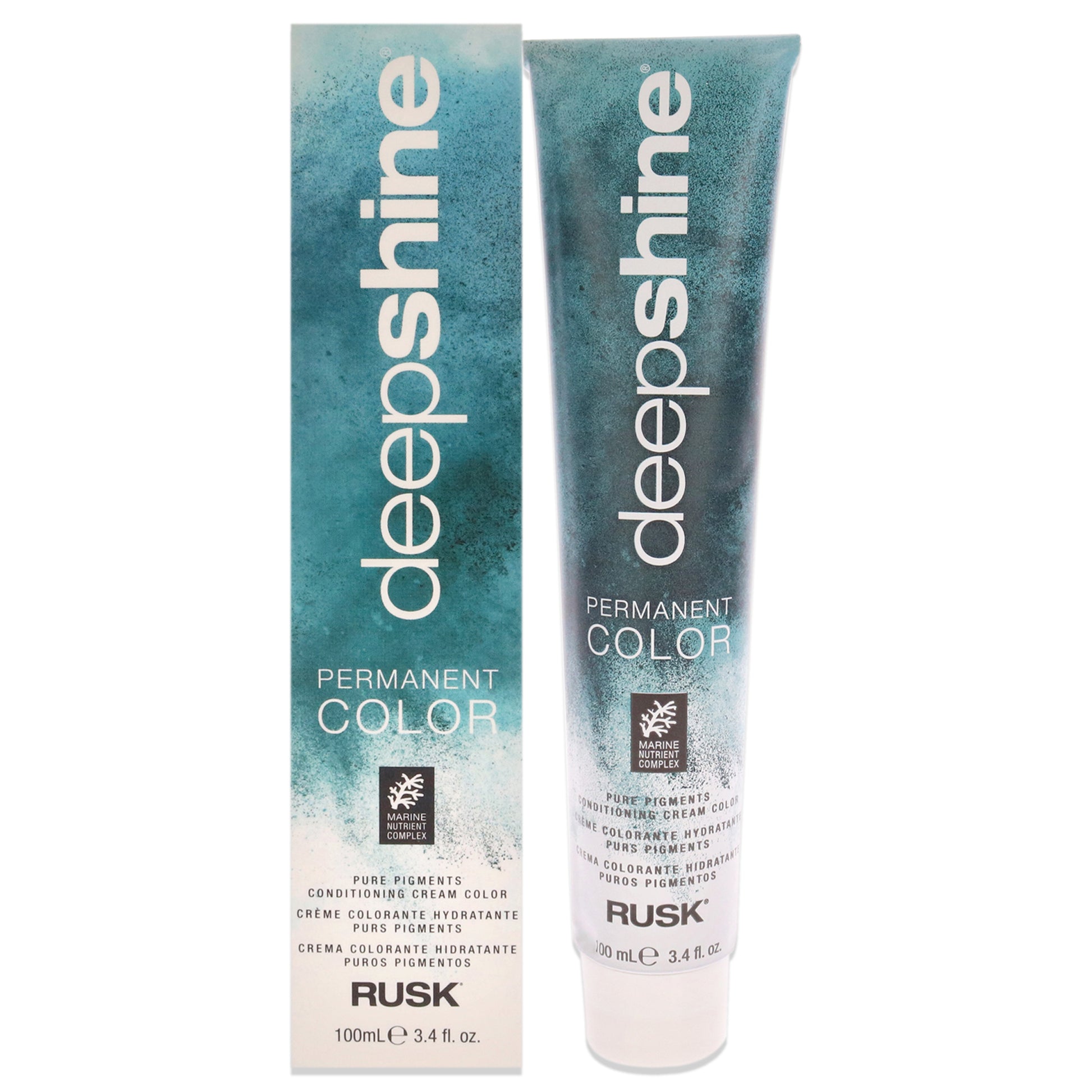 Deepshine Pure Pigments Conditioning Cream Color - 6.43CG Brilliant Copper Gold by Rusk for Unisex - 3.4 oz Hair Color