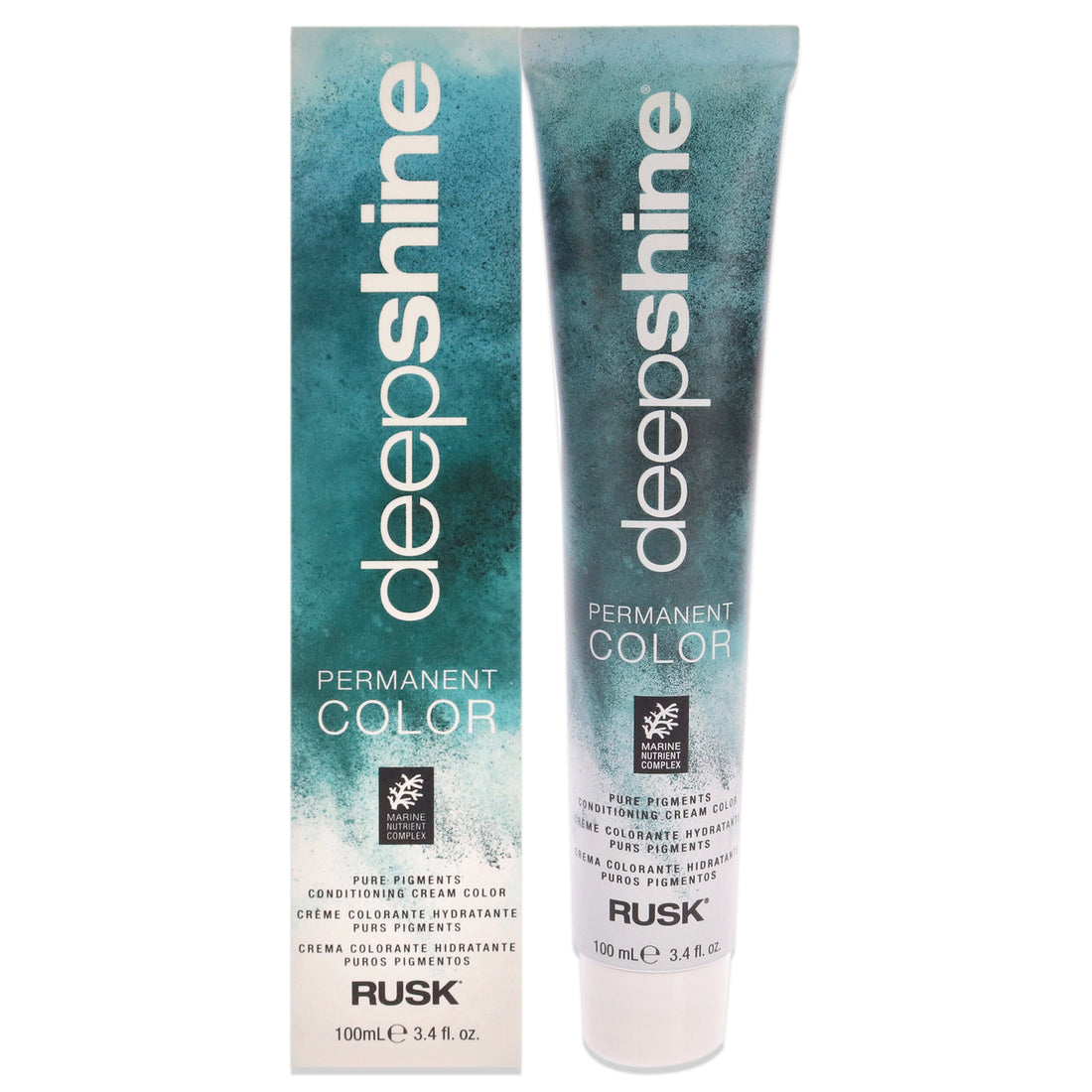 Deepshine Pure Pigments Conditioning Cream Color - 7.44CC Intense Copper Blonde by Rusk for Unisex - 3.4 oz Hair Color