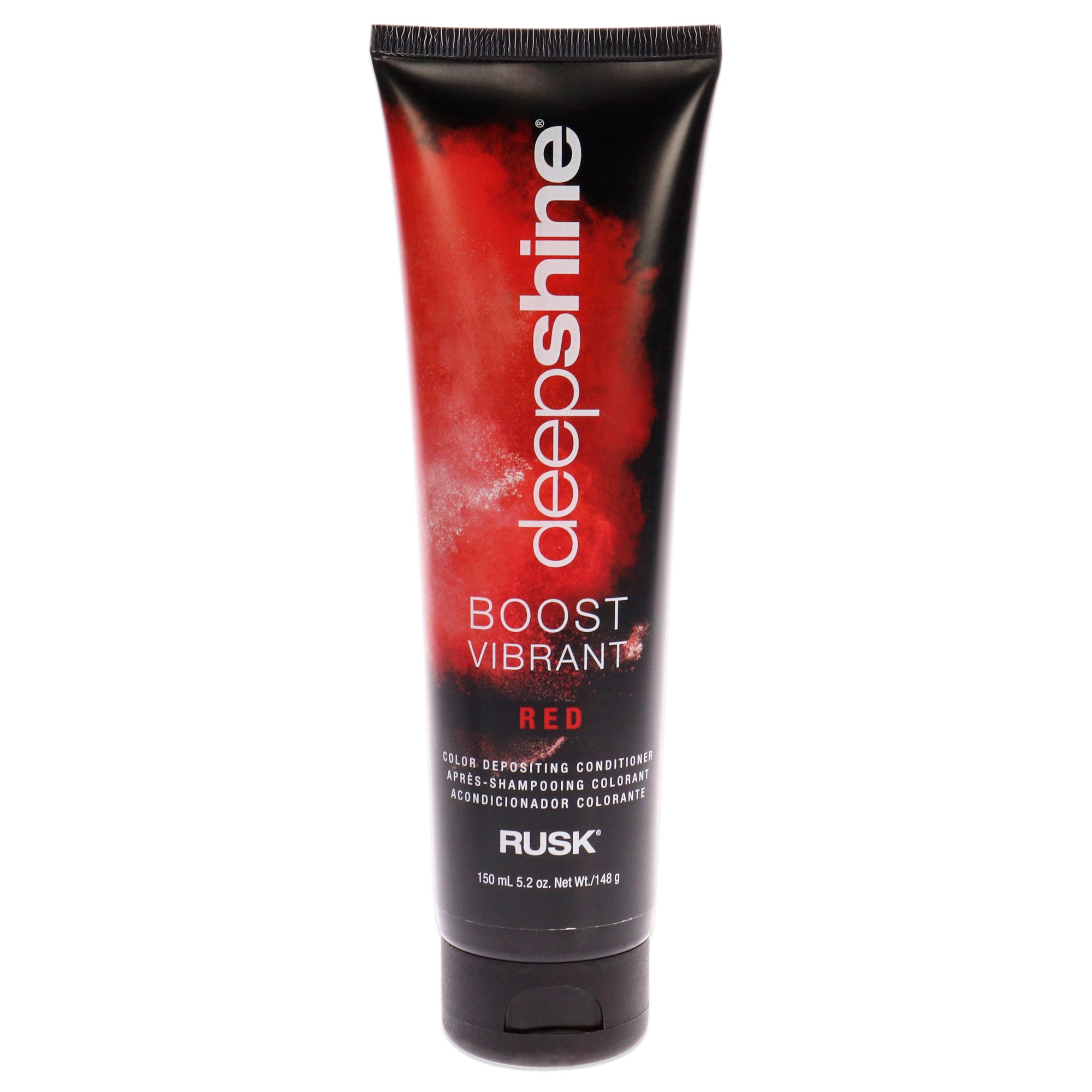 Deepshine Boost Vibrant Color Depositing Conditioner - Red by Rusk for Unisex - 5.2 oz Hair Color