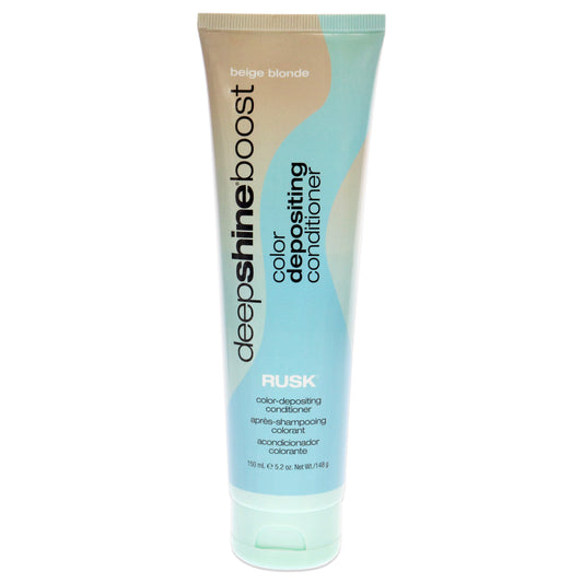 Deepshine Boost Color Depositing Conditioner - Beige Blonde by Rusk for Unisex - 5.2 oz Hair Color