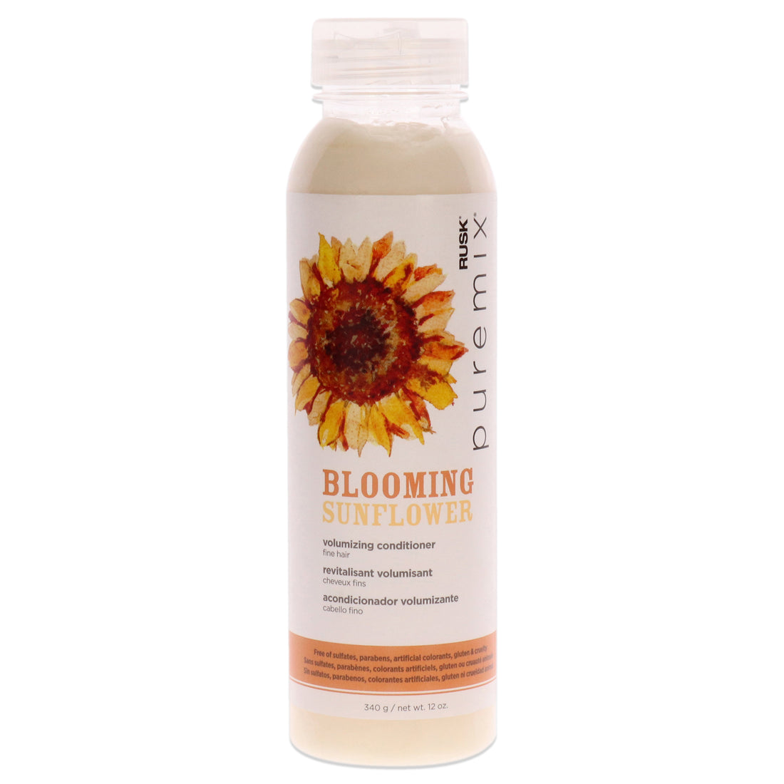 Rusk Puremix Blooming Sunflower Volumizing Conditioner - Fine Hair