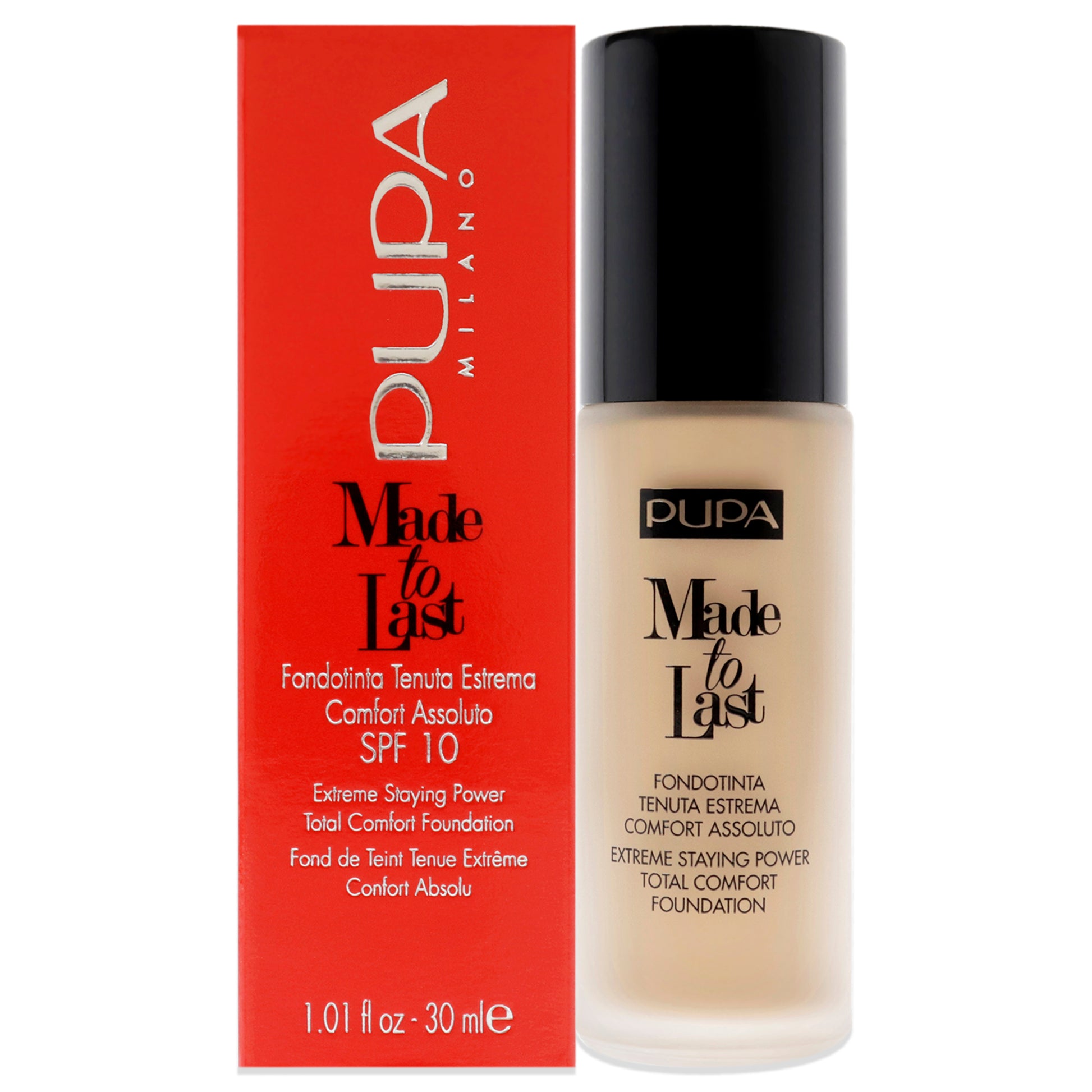 Pupa Milano Made to Last Extreme Staying Power Foundation SPF 10