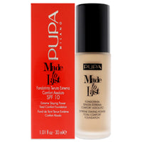 Pupa Milano Made to Last Extreme Staying Power Foundation SPF 10