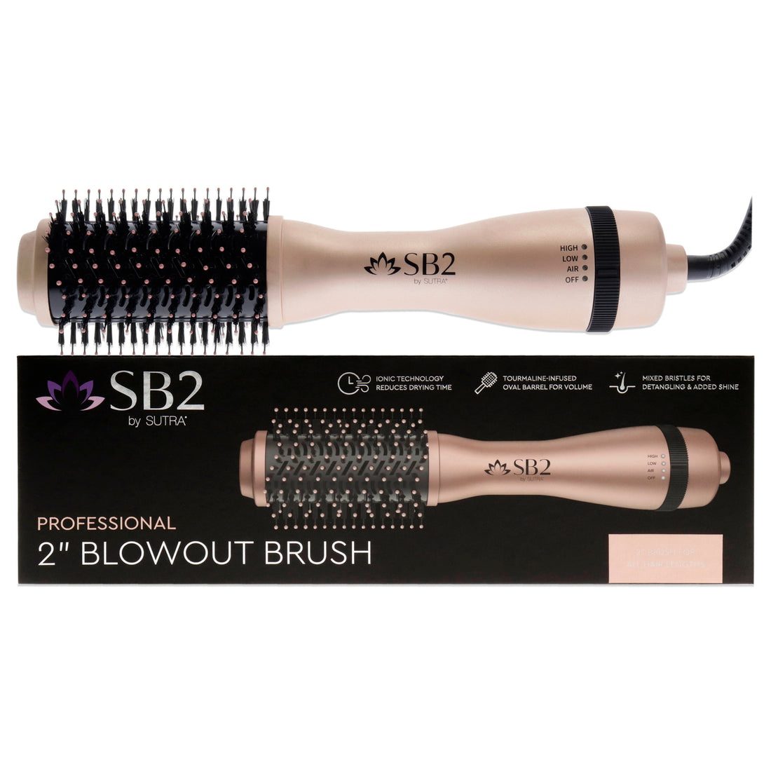 Professional Blowout Brush - Rose Gold