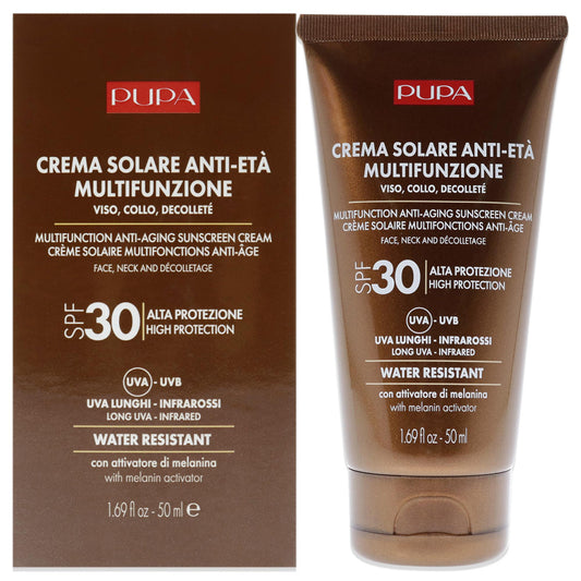 Multifunction Anti-Aging Water Resistant Sunscreen for Face SPF 30