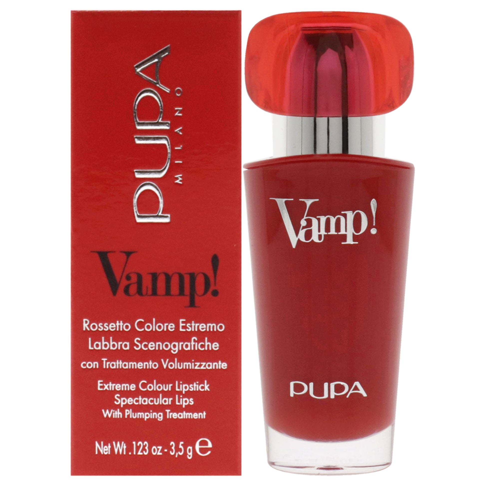 Vamp! Extreme Colour Lipstick with Plumping Treatment - 100 Naked Skin