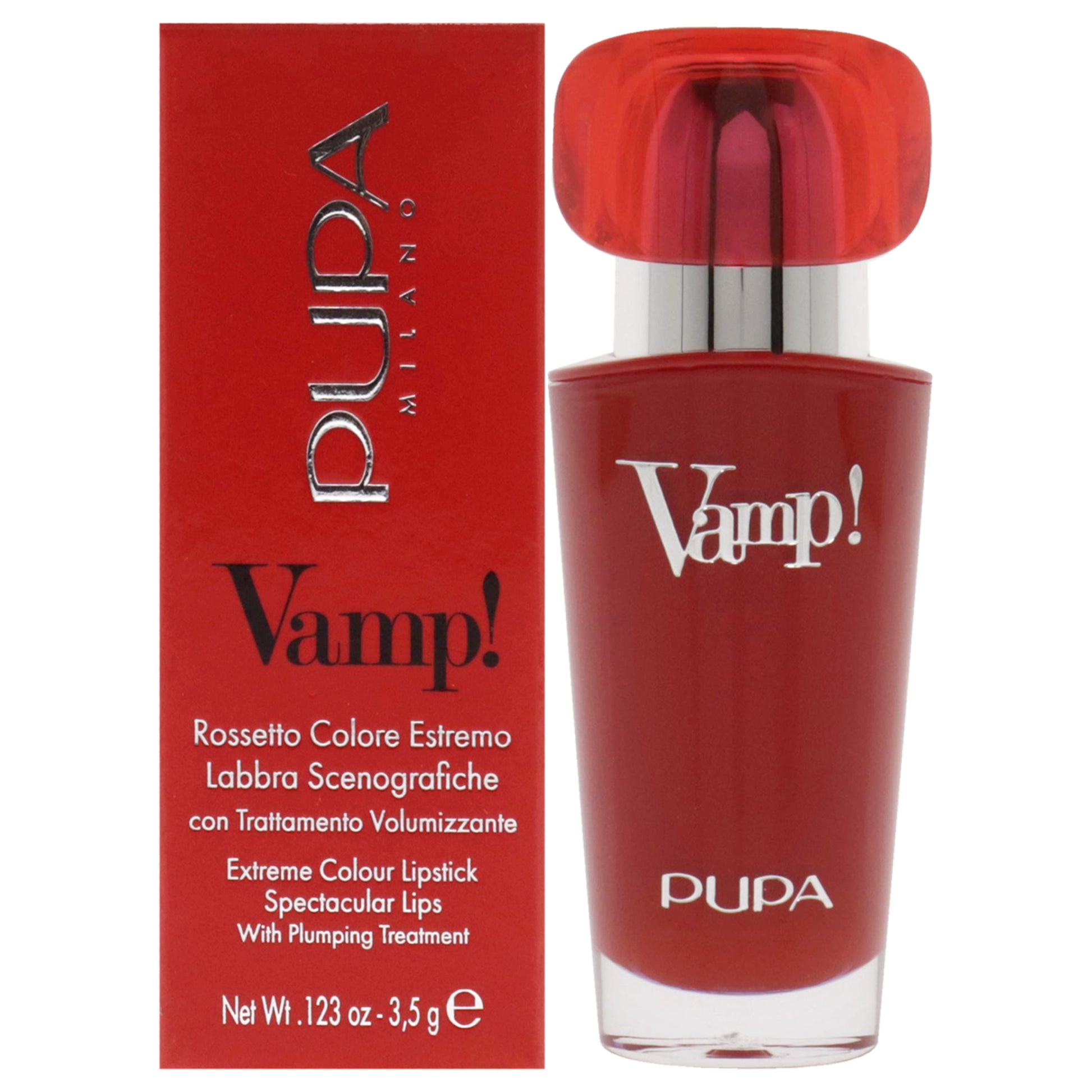 Vamp! Extreme Colour Lipstick with Plumping Treatment - 101 Warm Nude