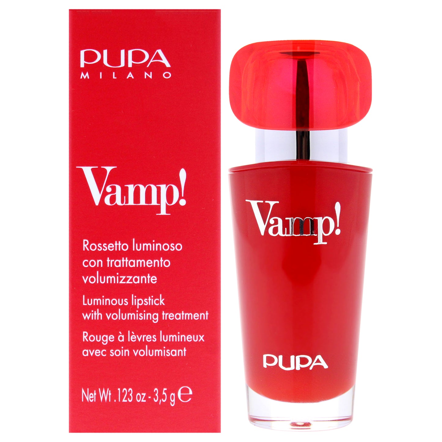 Pupa Milano Vamp! Extreme Colour Lipstick with Plumping Treatment