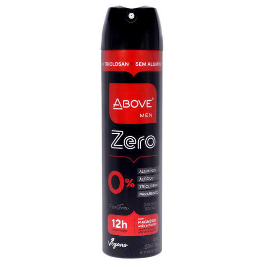 12 Hours Feel Free Deodorant - Zero by Above for Men - 3.17 oz Deodorant Spray