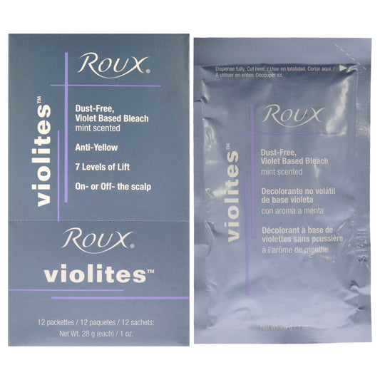 Violites Bleach Packette by Roux for Unisex - 12 x 1 oz Bleach