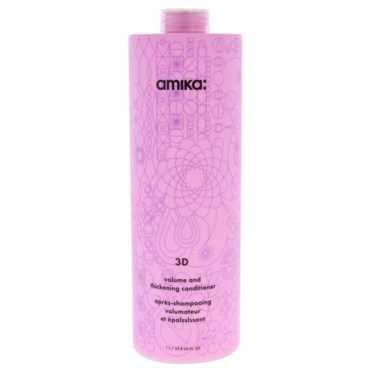 3D Volume and Thickening Conditioner by Amika for Unisex - 33.8 oz Conditioner