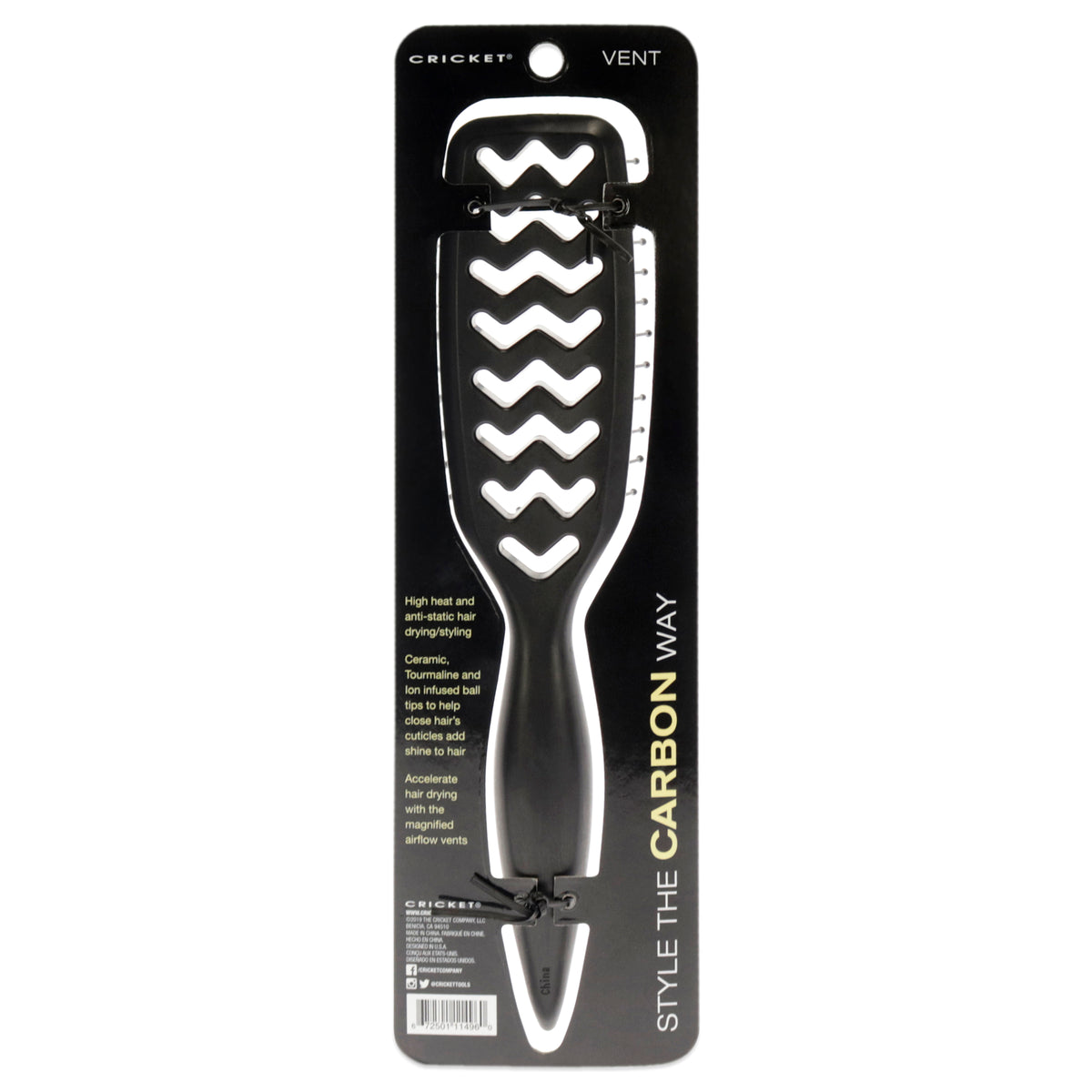 Style The Carbon Way Vent Hair Brush