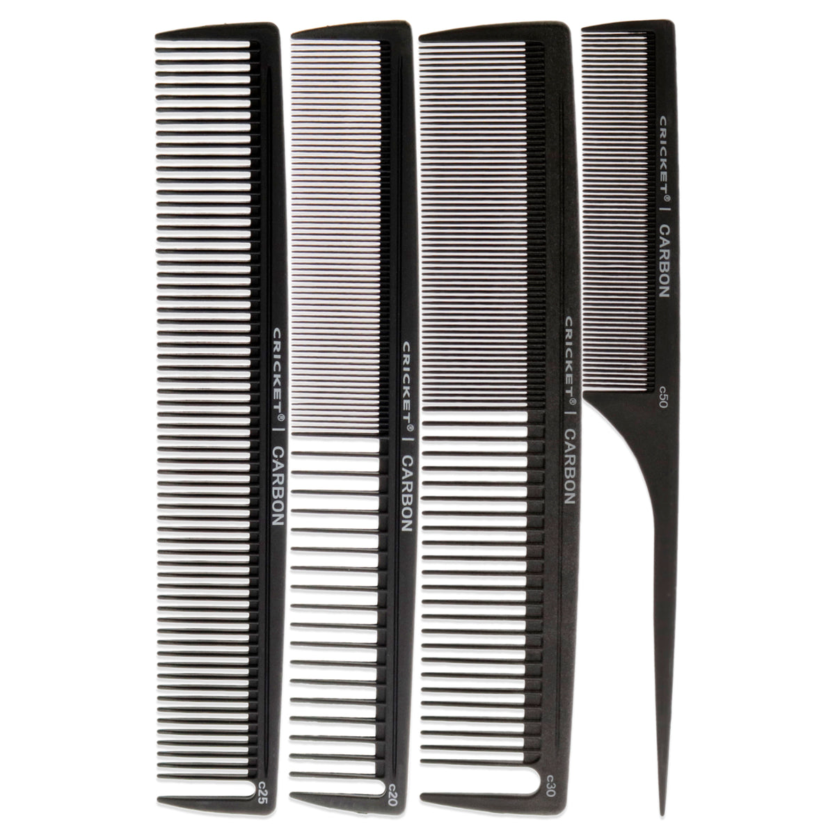 Carbon Comb Stylish 4-Pack Gift Set