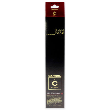 Carbon Comb Stylish 4-Pack Gift Set