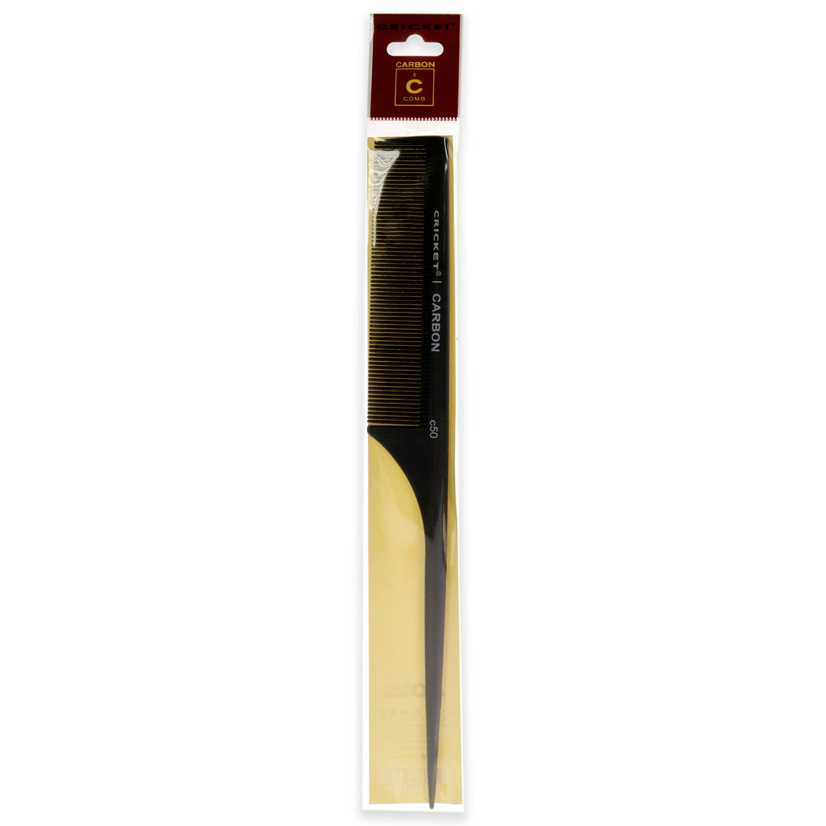 Carbon Comb Fine Toothed Rattail - C50