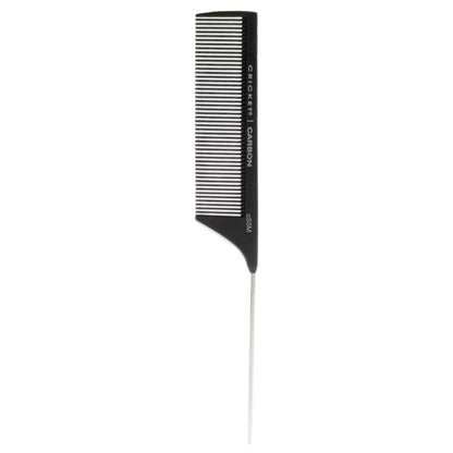 Carbon Comb Seamless Medium Tooth Pattern Metal Rattail - C5