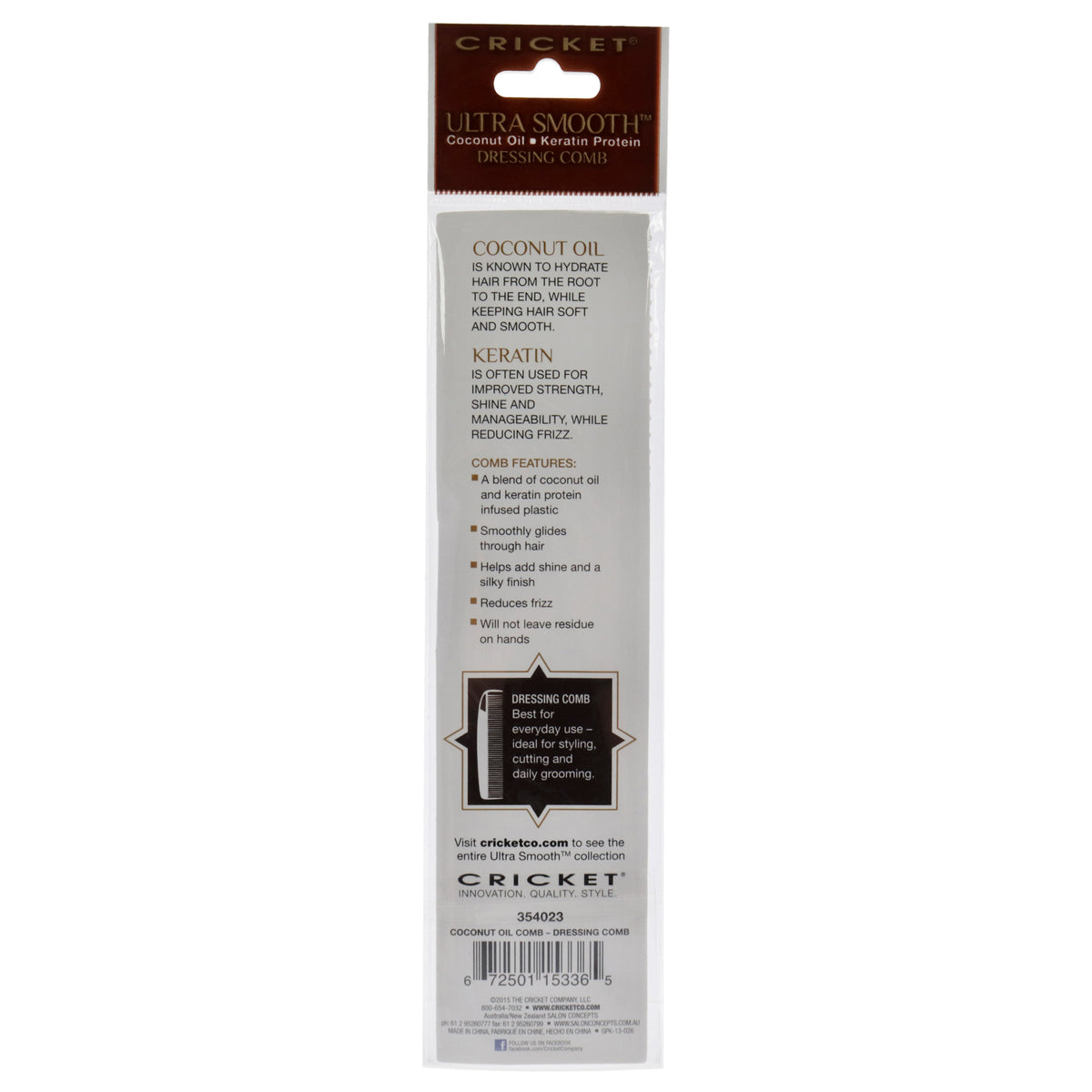 Ultra Smooth Coconut Dressing Comb