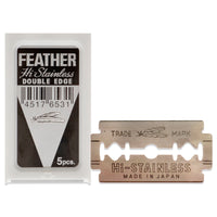 Feather Hi Stainless Double Edge Razor Blades
