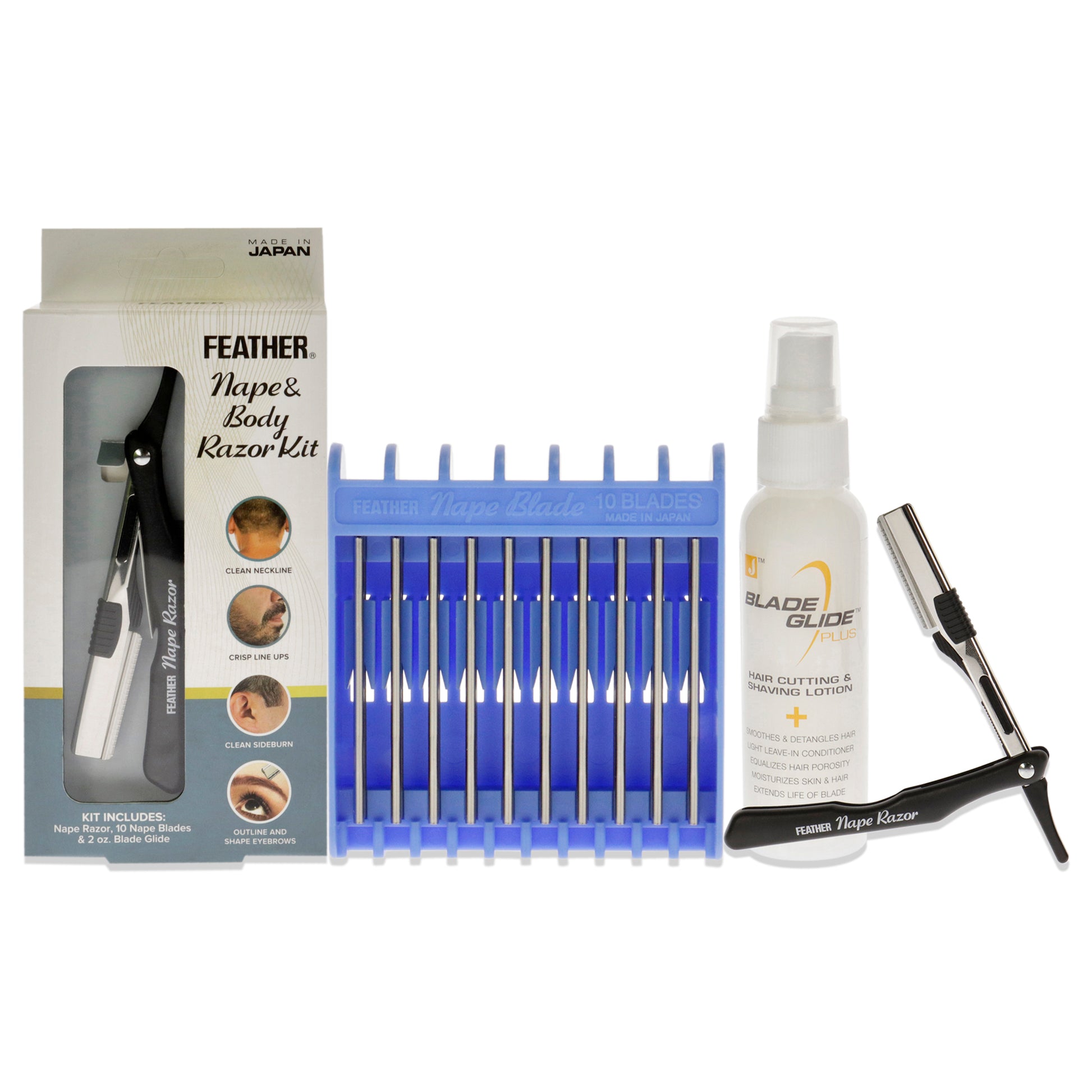 Feather Nape and Body Razor Kit