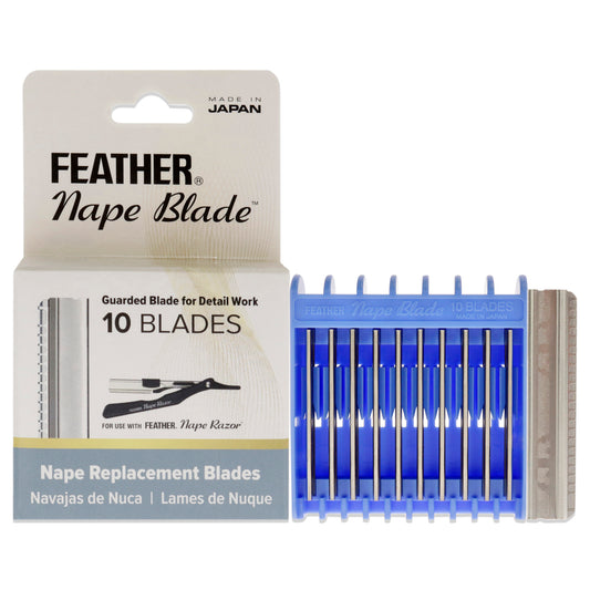 Feather Nape Blades by Jatai for Unisex - 10 Pc Blades