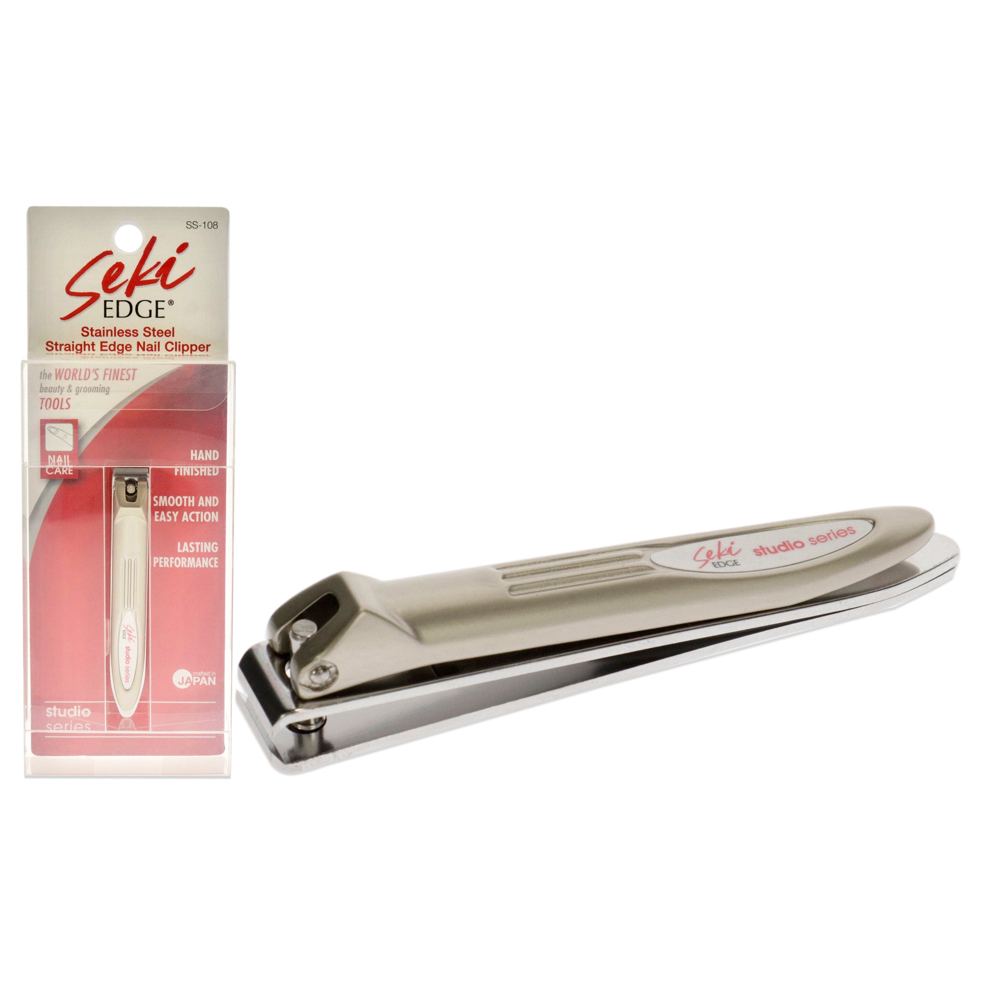 Seki Edge Stainless Steel Straight Edge Nail Clipper - SS-108