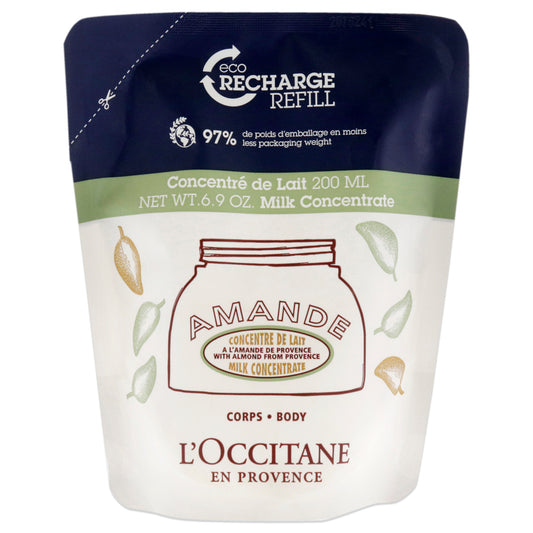 Almond Milk Concentrate Refill by Loccitane for Women - 6.9 oz Body Milk