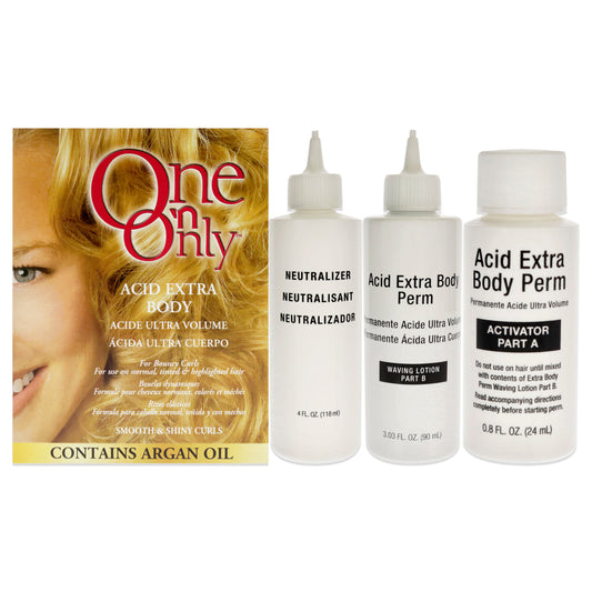 Acid Extra Body Perm by One n Only for Unisex - 1 Pc Treatment