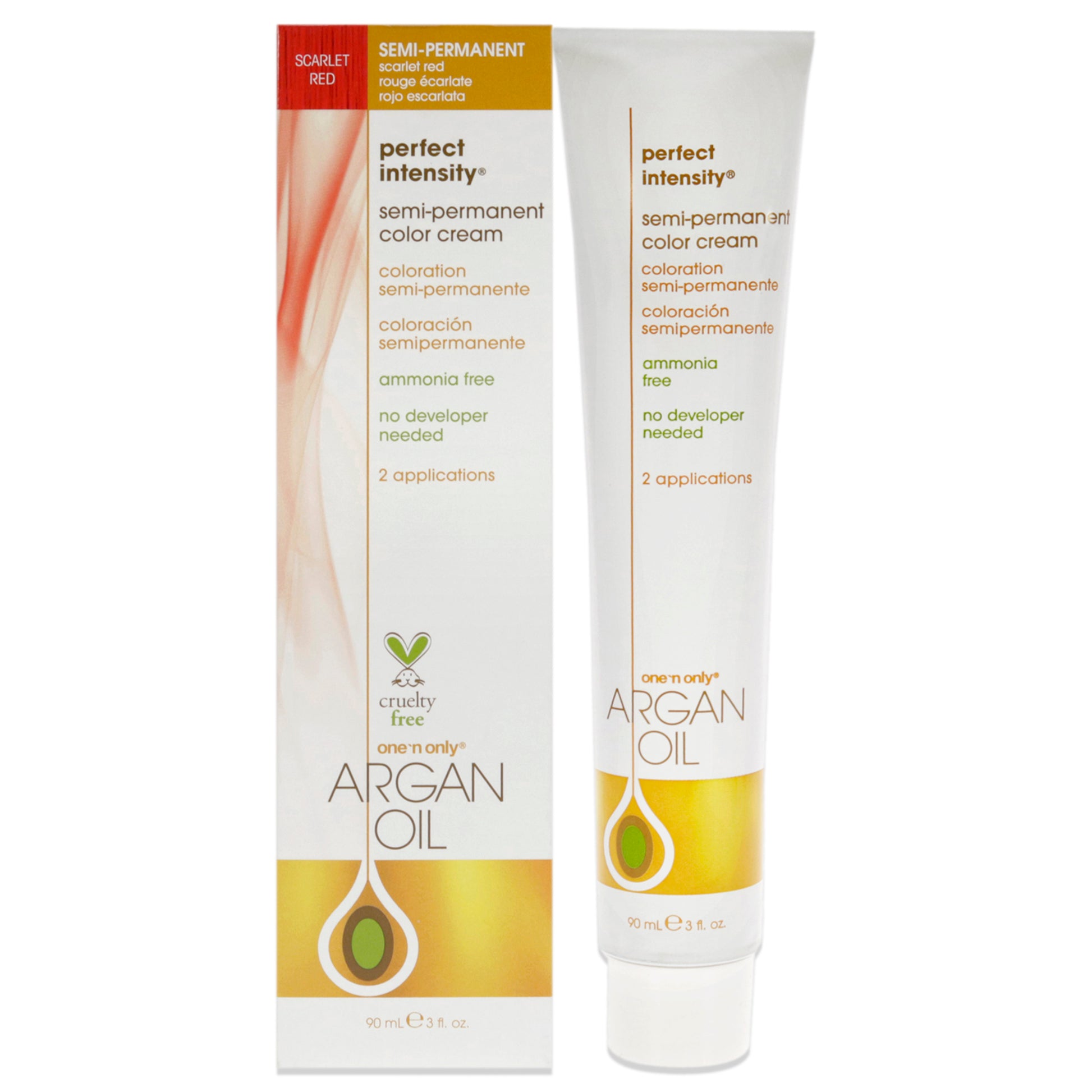 Argan Oil Perfect Intensity Semi-Permanent Color Cream - Scarlet Red