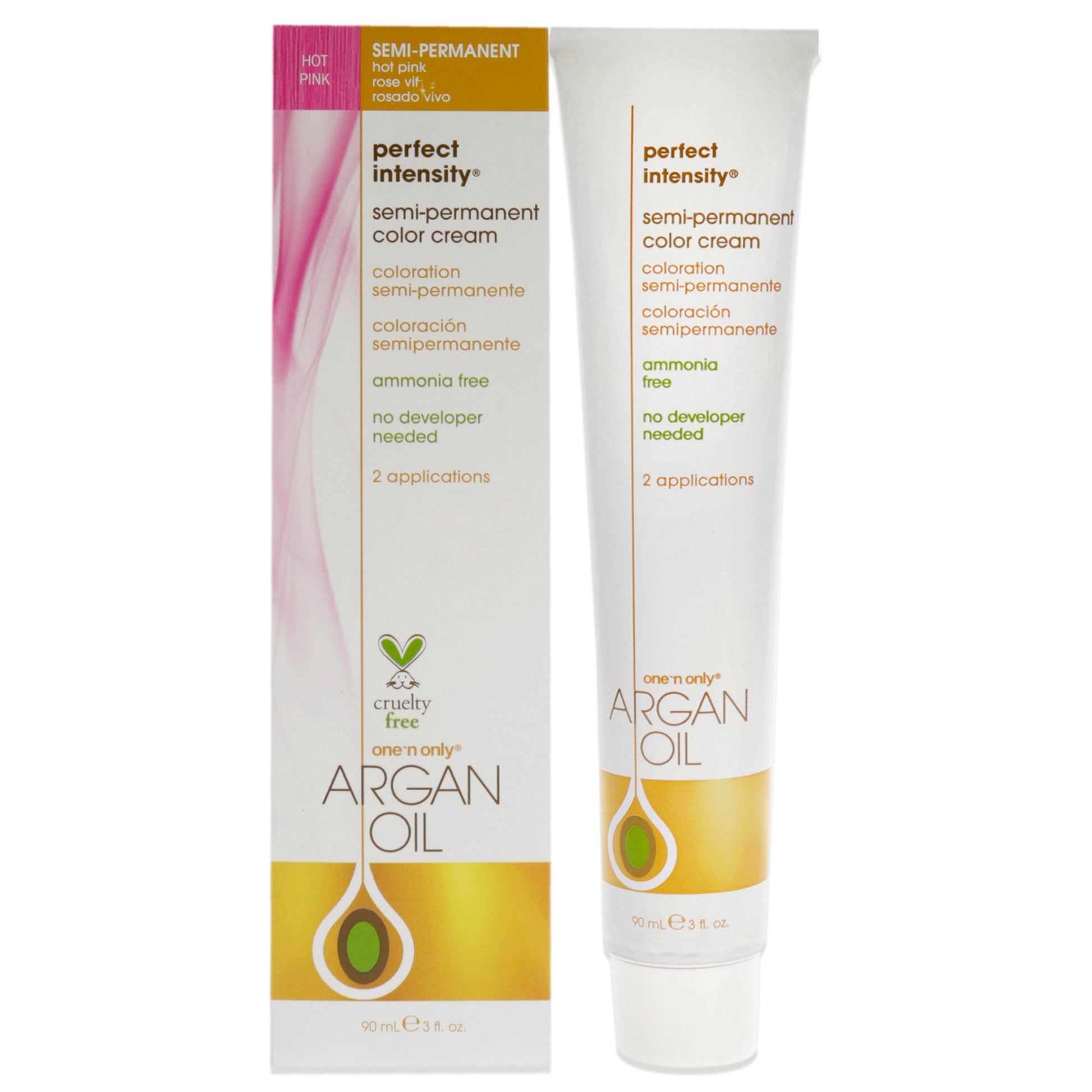 Argan Oil Perfect Intensity Semi-Permanent Color Cream - Hot Pink