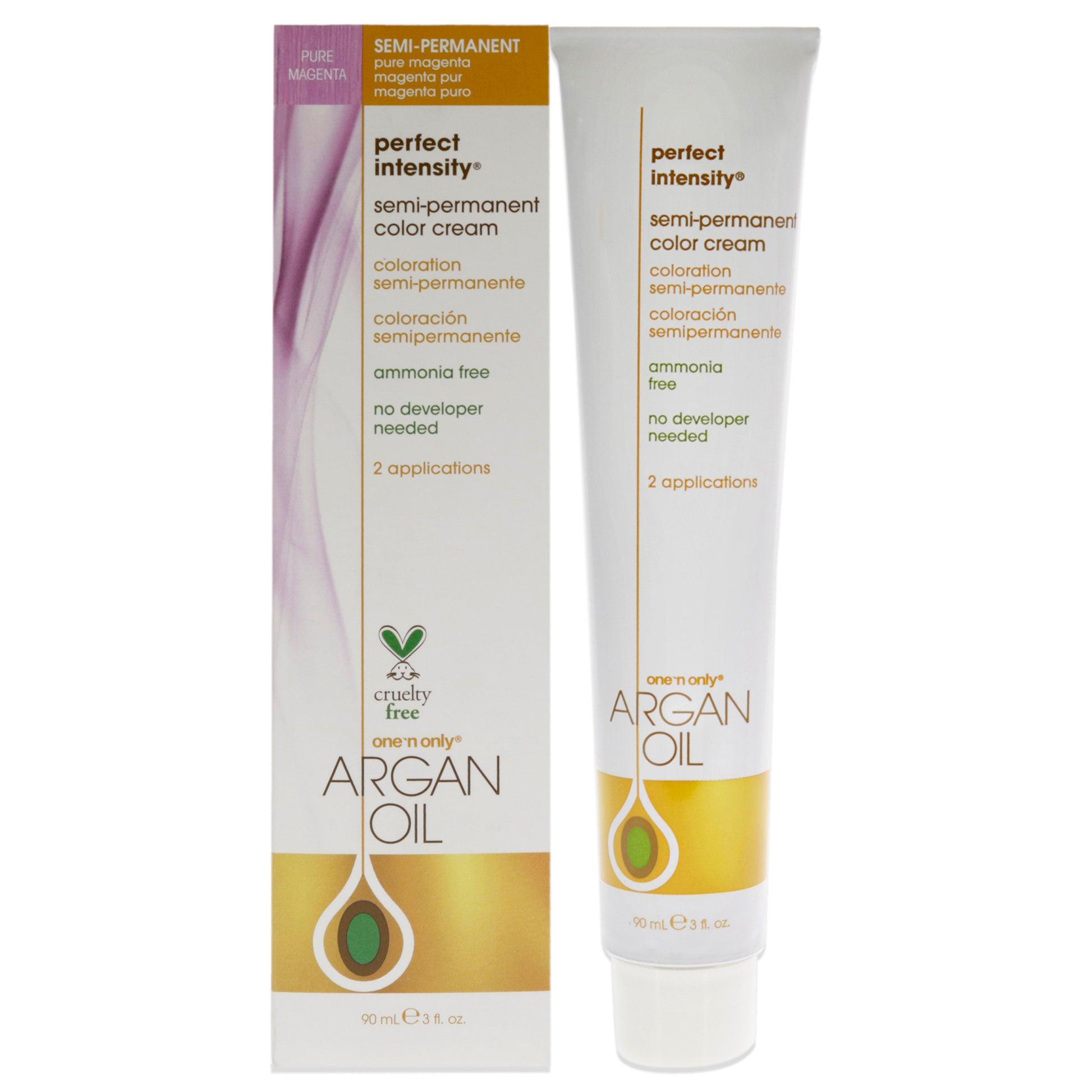 Argan Oil Perfect Intensity Semi-Permanent Color Cream - Pure Megenta