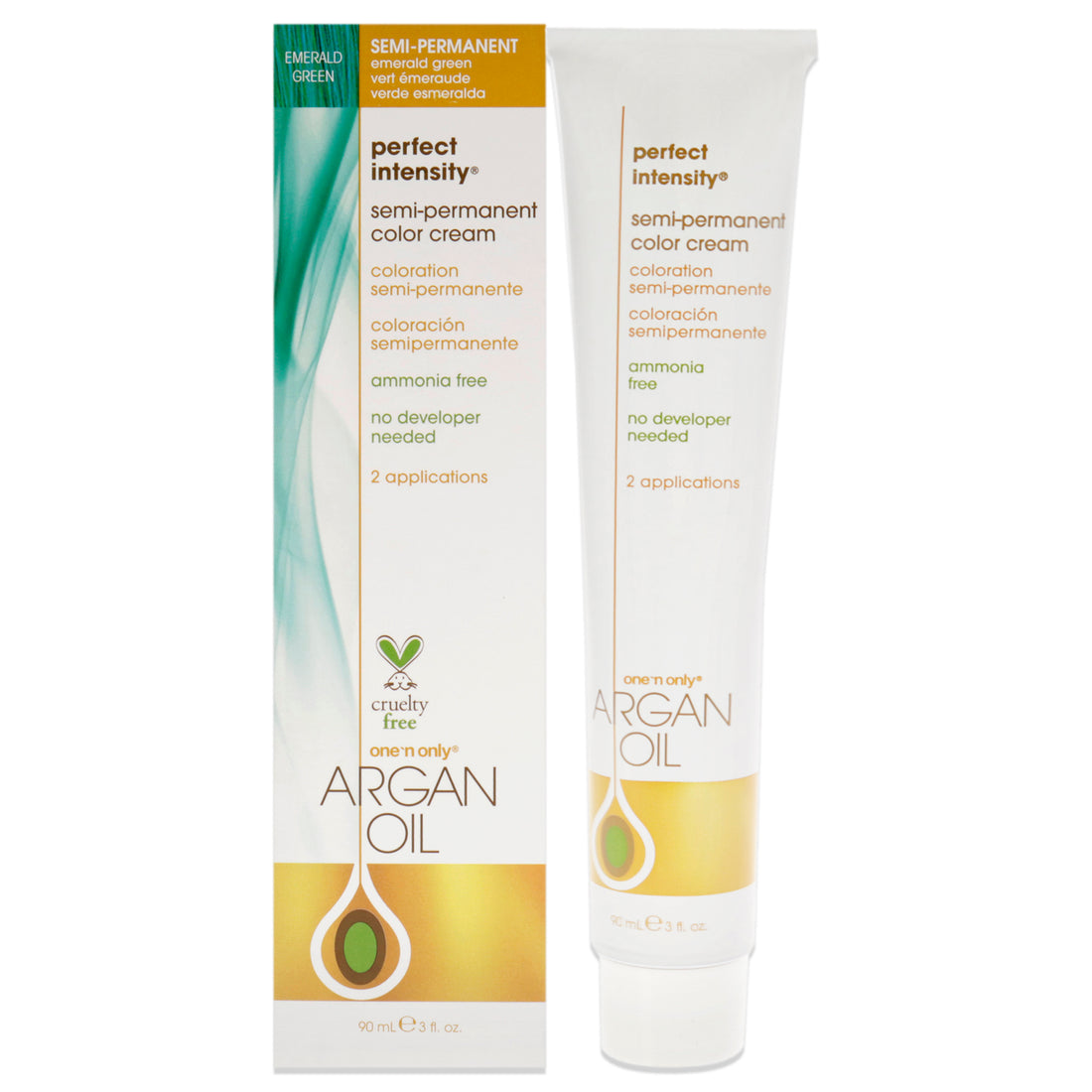 Argan Oil Perfect Intensity Semi-Permanent Color Cream - Emerald Green