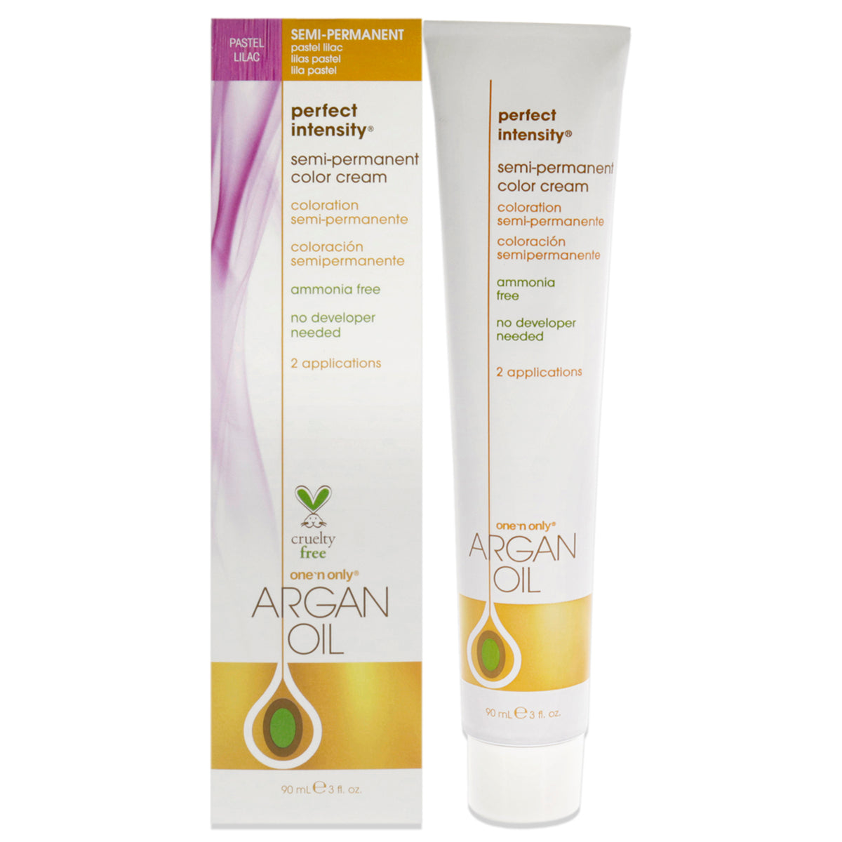 Argan Oil Perfect Intensity Semi-Permanent Color Cream - Pastel Lilac