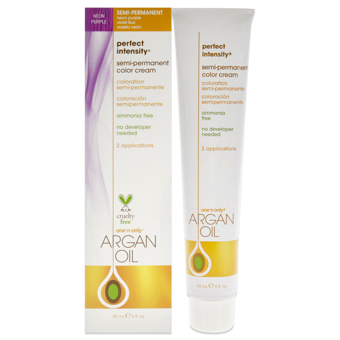 Argan Oil Perfect Intensity Semi-Permanent Color Cream - Neon Purple