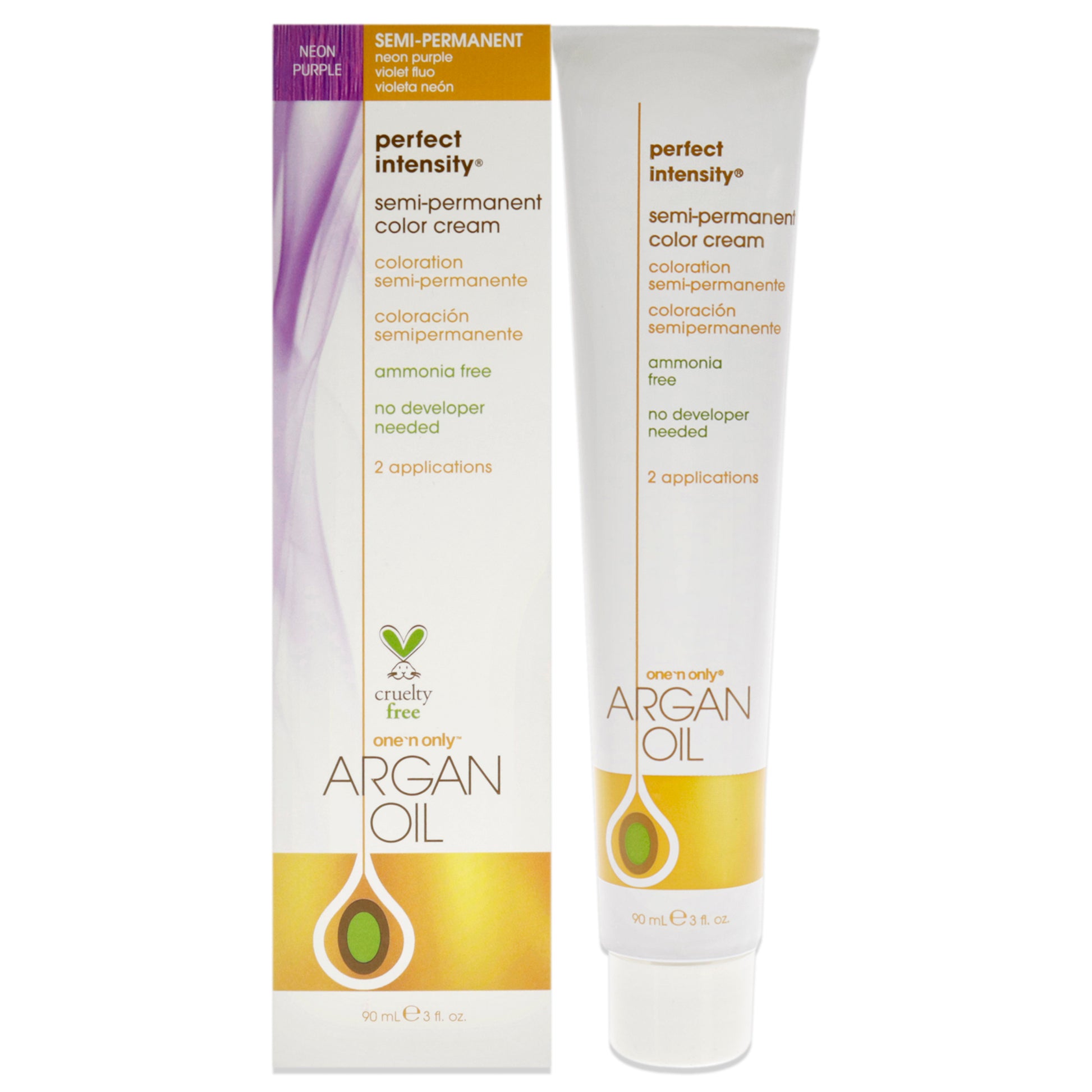 Argan Oil Perfect Intensity Semi-Permanent Color Cream - Neon Purple