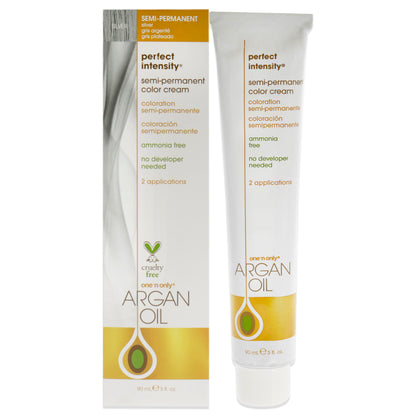 Argan Oil Perfect Intensity Semi-Permanent Color Cream - Silver