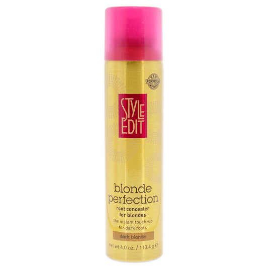 Blonde Perfection Root Concealer Touch Up Spray - Dark Blonde by Style Edit for Unisex - 4 oz Hair Spray