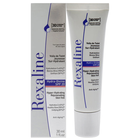 Hydra-Divine SPF 20 Hyper-Hydrating Rejuvenating Skin Veil by Rexaline for Unisex - 1 oz Moisturizer