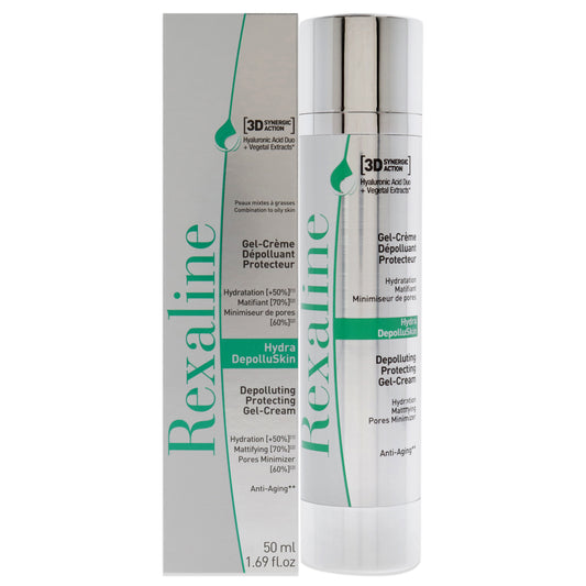 Hydra-Depollu Skin Depolluting Protecting Gel-Cream by Rexaline for Unisex - 1.69 oz Cream