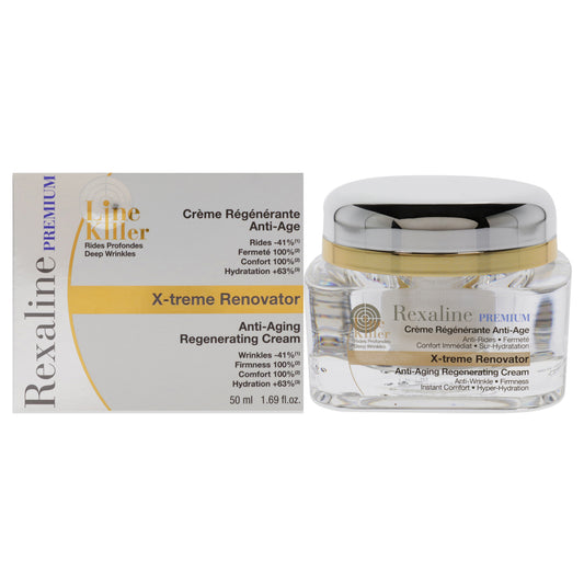 Line Killer X-Treme Renovator Anti-Aging Regenerating Cream by Rexaline for Unisex - 1.69 oz Cream